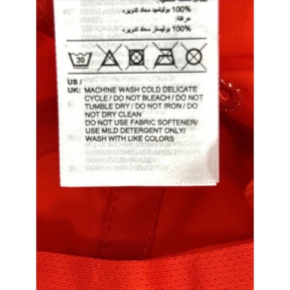 Adidas x Stella McCartney Red Baseball Cap Logo Drawstring Zip Pocket sweatband - Picture 11 of 15